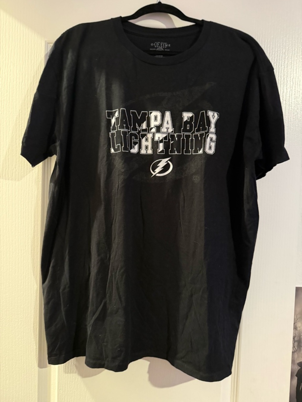 Tampa Bay Lightning Shirt Mens 2XL Black Short Sleeve NHL Hockey Graphic Tee
